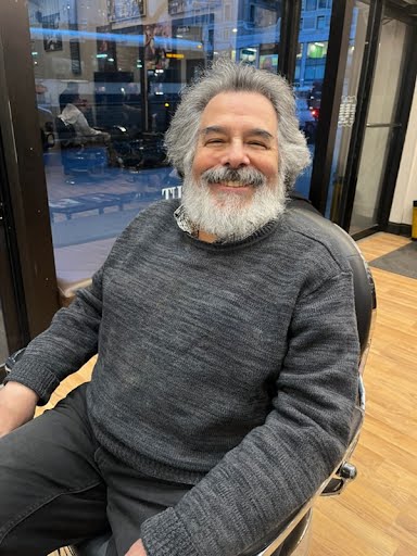 Full beard grooming at Deja Vu Barbershop