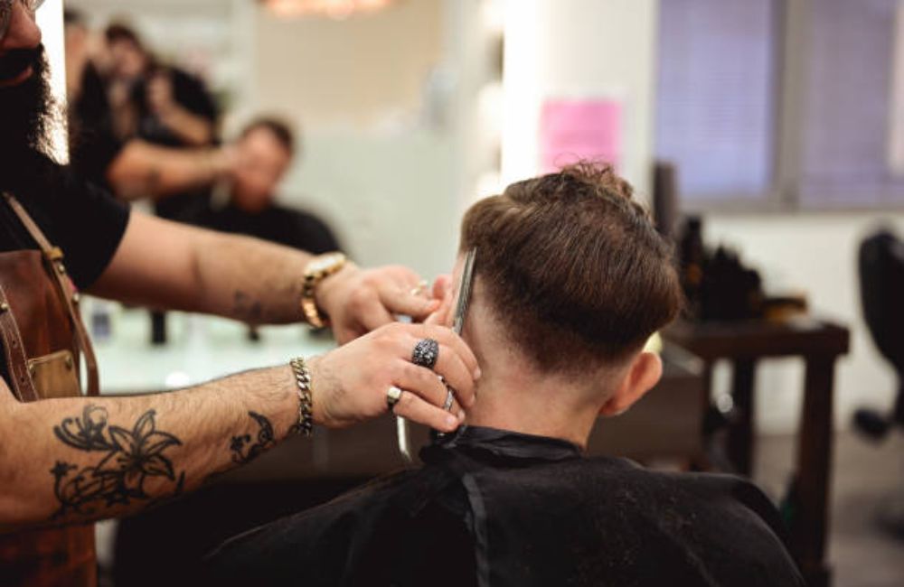 Classic Scissor Cuts In Manhattan, New York