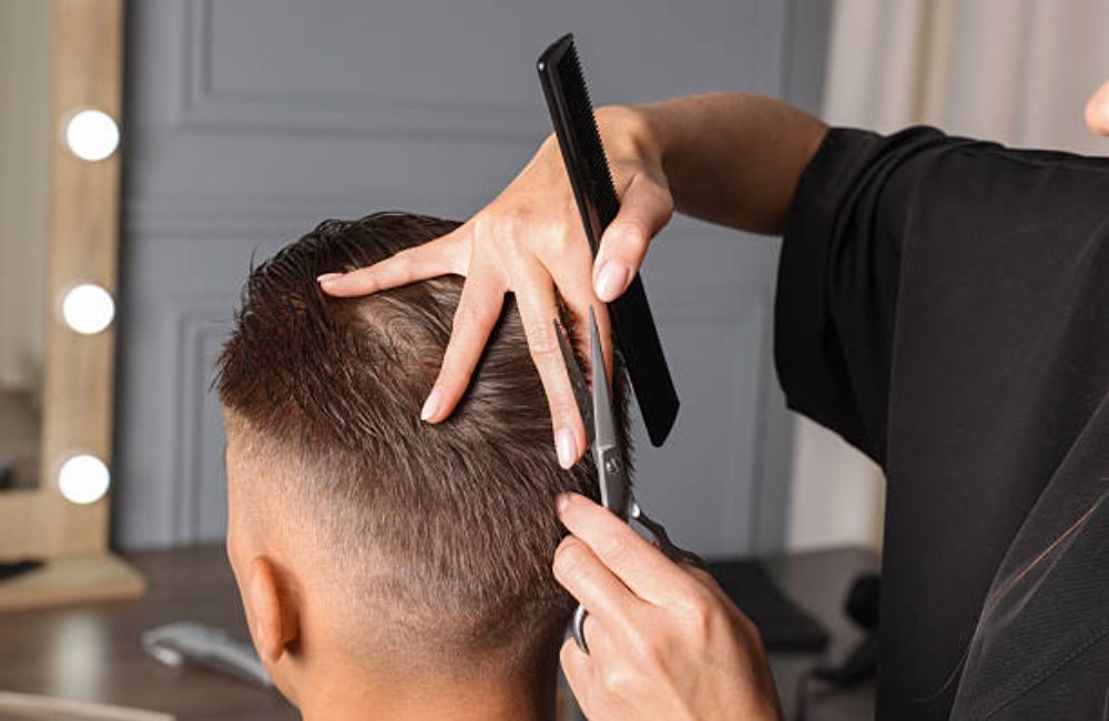 Classic Scissor Cuts In Manhattan, New York