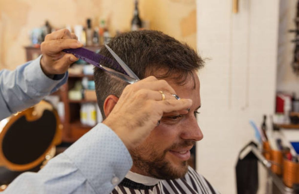 Classic Scissor Cuts In Manhattan, New York