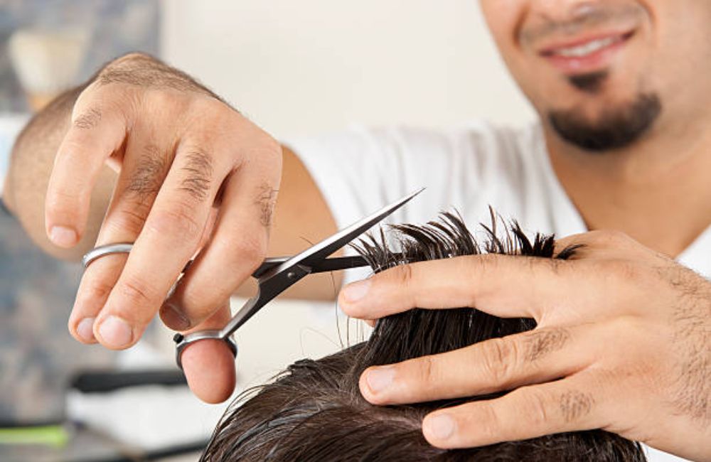Classic Scissor Cuts In Manhattan, New York